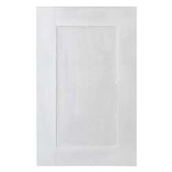 Bateman Floor Mirror - White