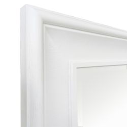 Bateman Floor Mirror - White