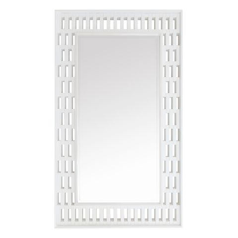 Appin Floor Mirror - White