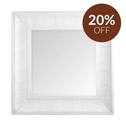 Bateman Wall Mirror - White