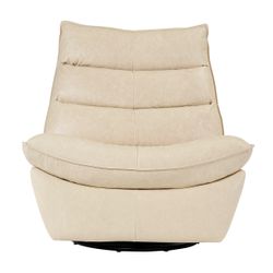 Lusitano Recliner Chair - Cream Leather