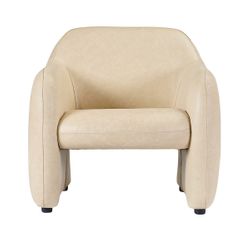 Clifton Arm Chair - Cream Leather