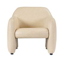 Clifton Arm Chair - Cream Leather