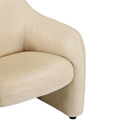 Clifton Arm Chair - Cream Leather