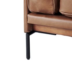 Keaton 2.5 Seater Sofa - Dark Brown Leather