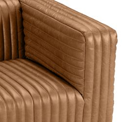 Granger 3 Seater Sofa - Light Brown Leather