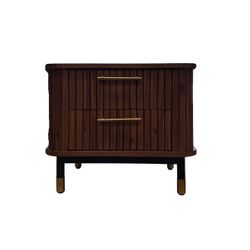 Sophia Bedside Table - Walnut - OUTLET NSW