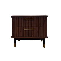 Sophia Bedside Table - Walnut - OUTLET NSW