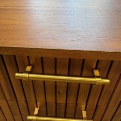 Sophia Bedside Table - Walnut - OUTLET NSW