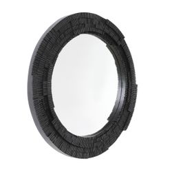 Dunbar Wall Mirror - Round Black