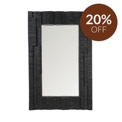 Dunbar Wall Mirror - Rectangle Black