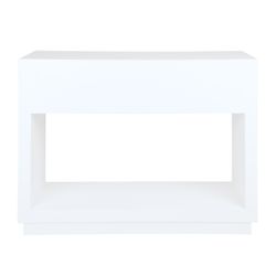 Balmain Oak Console Table - Small White