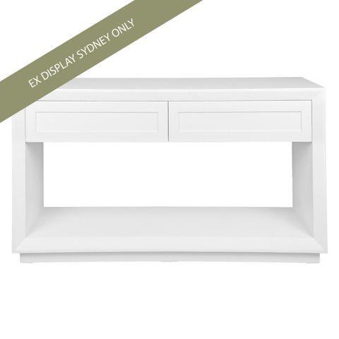 Balmain Console Table - Large White - OUTLET NSW