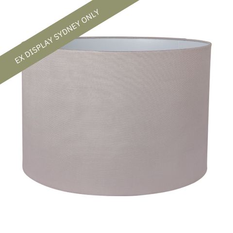 Acier Table Drum Shade - Taupe - OUTLET NSW