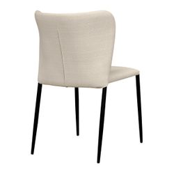 Foley Dining Chair Set of 2 - Natural with Metal Legs