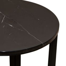 Bowie Marble Side Table - Black