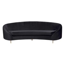 Luxe Upholstery Swatch - Black Velvet