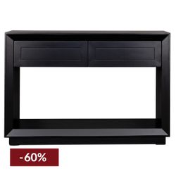 Balmain Console Table - Small Black