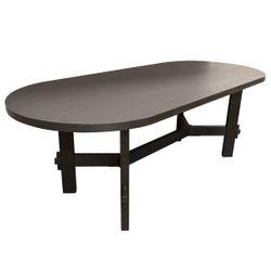Noho Oval Dining Table - 2.2m Black