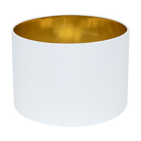 Paola Table Drum Shade - White