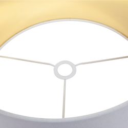 Paola Table Drum Shade - White