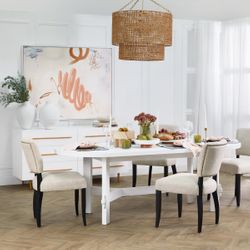 Noho Oval Dining Table - 2.2m White - OUTLET NSW