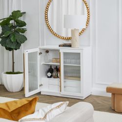 Santiago Bar Cabinet - White