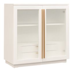 Santiago Bar Cabinet - White