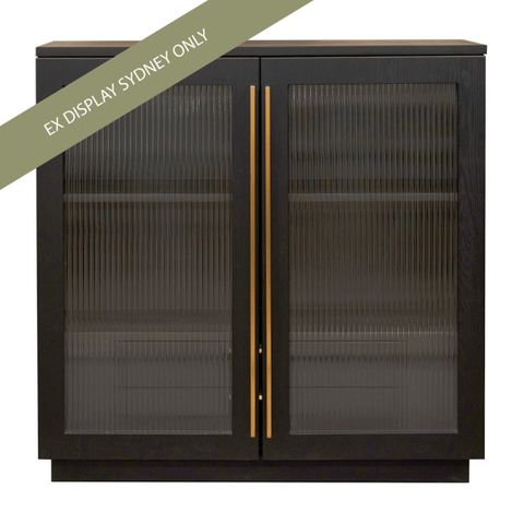 Santiago Bar Cabinet - Black - OUTLET NSW