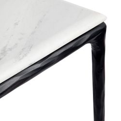 Heston Marble Desk - Black - OUTLET NSW