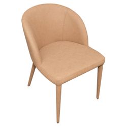 Paltrow Dining Chair - Tan Vegan Leather