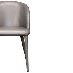 Paltrow Dining Chair - Charcoal Vegan Leather