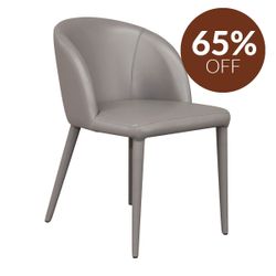 Paltrow Dining Chair - Charcoal Vegan Leather
