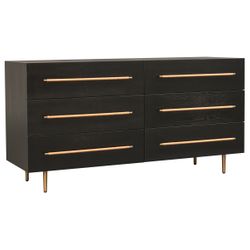 Retreat 6 Drawer Chest - Black