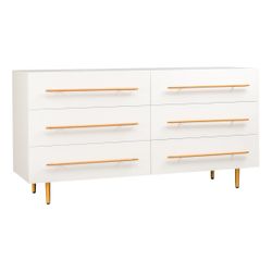 Retreat 6 Drawer Chest - White