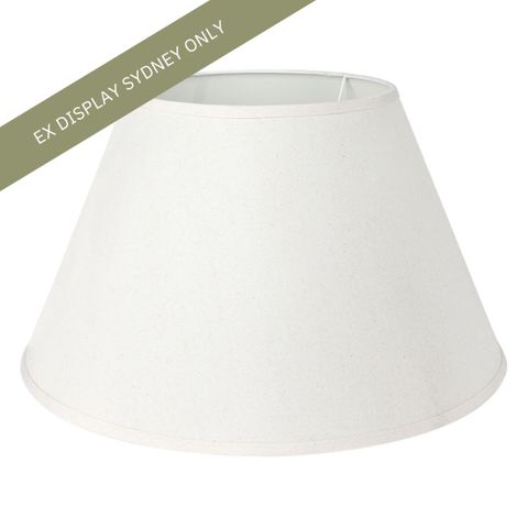 Leopolda Lamp Shade - Ivory Linen - OUTLET NSW