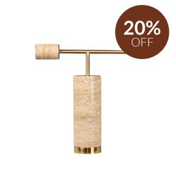 Zamora Travertine Table Lamp