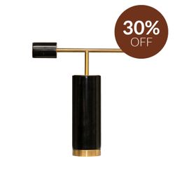 Zamora Marble Table Lamp - Black
