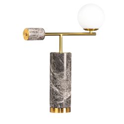 Zamora Marble Table Lamp - Grey