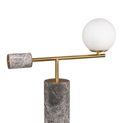 Zamora Marble Table Lamp - Grey