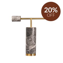 Zamora Marble Table Lamp - Grey