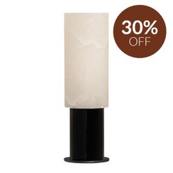 Samara Alabaster Table Lamp - Black
