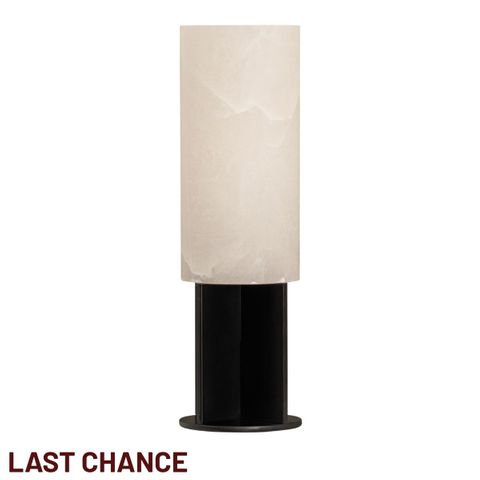 Samara Alabaster Table Lamp - Black