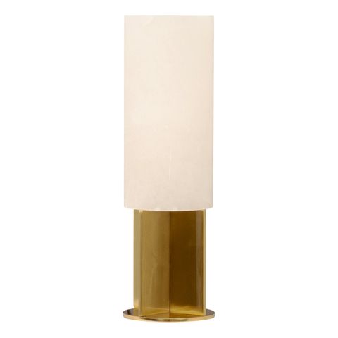 Samara Alabaster Table Lamp - Brass