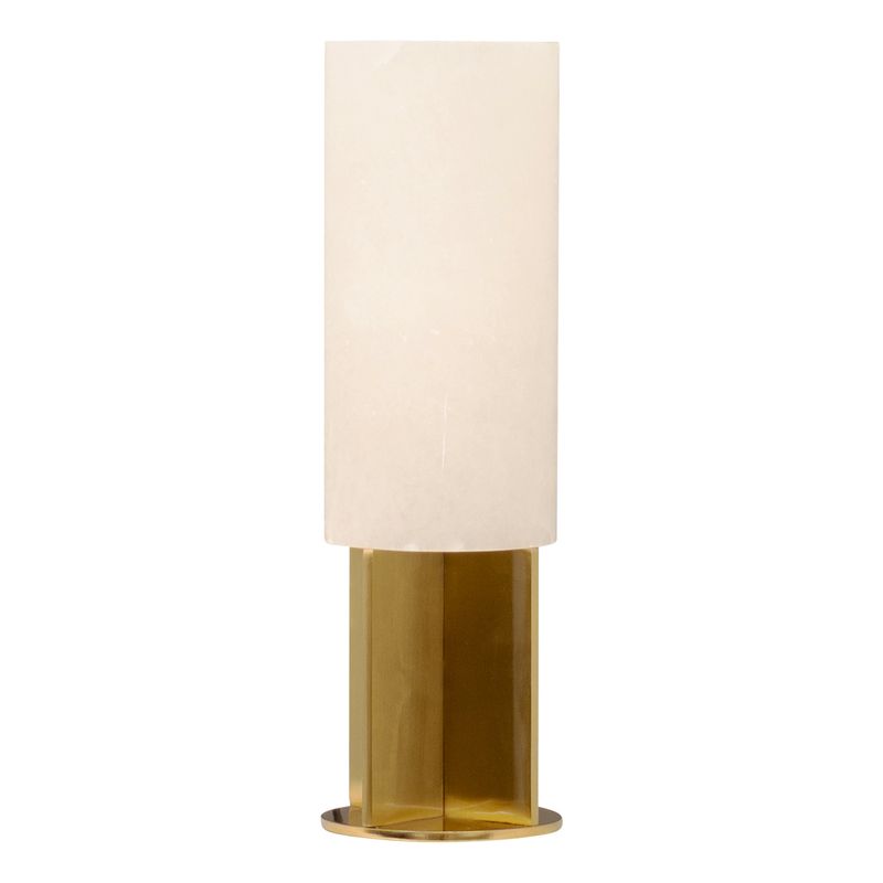 Samara Alabaster Table Lamp - Brass