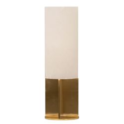 Samara Alabaster Table Lamp - Brass