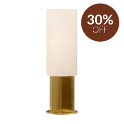 Samara Alabaster Table Lamp - Brass