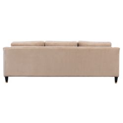 Aerin 3 Seater Sofa - Taupe Velvet