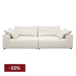 Midtown 4 Seater Sofa - Natural Linen