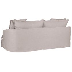 Hayman 3 Seater Slip Cover Sofa - Natural Linen